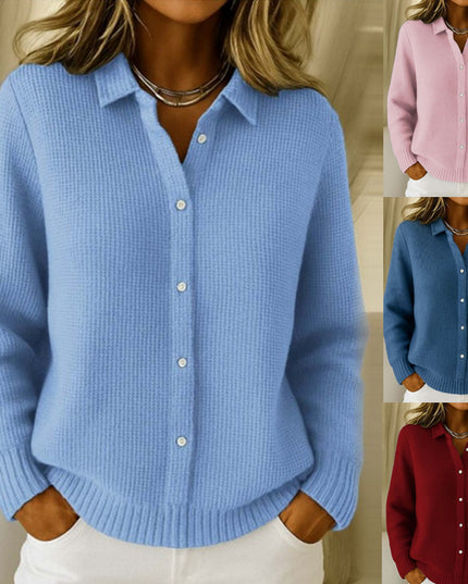 Casual Button - Up Blouse