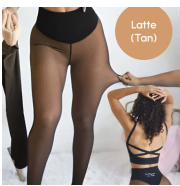 Winter Warm Translucent Leggings