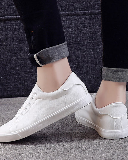 Spring Shoes Men Sneakers Casual Soft Leather Men Shoes Brand Fashion Male White Shoes KA1188