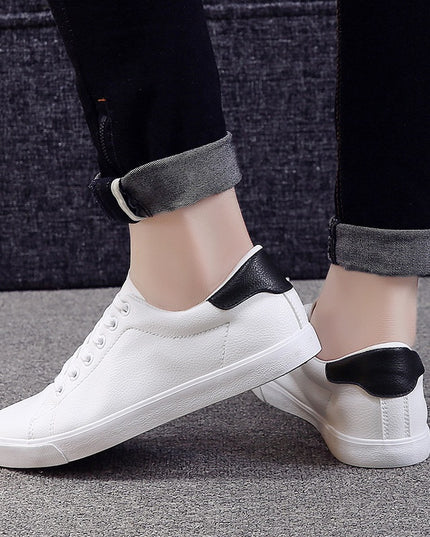 Spring Shoes Men Sneakers Casual Soft Leather Men Shoes Brand Fashion Male White Shoes KA1188