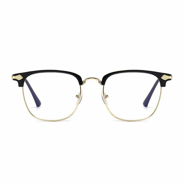 Eyebrow-frame Blue-light-blocking Reading Glasses