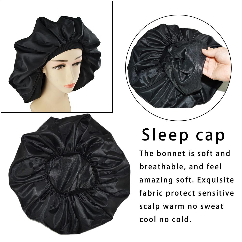 Black Hair Bonnet