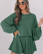 Mist Green / S / 75%Polyester+20%Viscose+5%Elastane