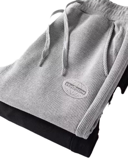 Waffle-structured Sweatpants For Casual And Athletic Wear