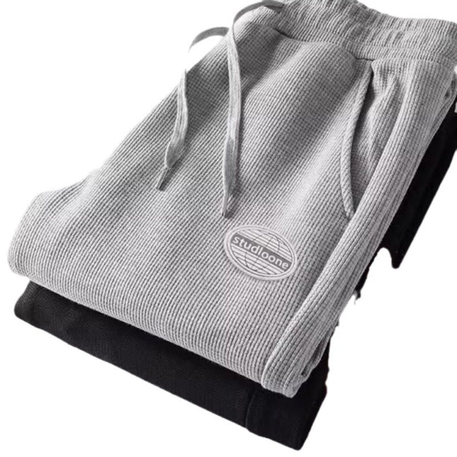 Waffle-structured Sweatpants For Casual And Athletic Wear
