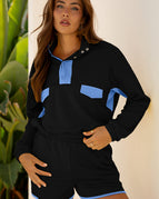 Black / S / 80%Polyester+20%Cotton