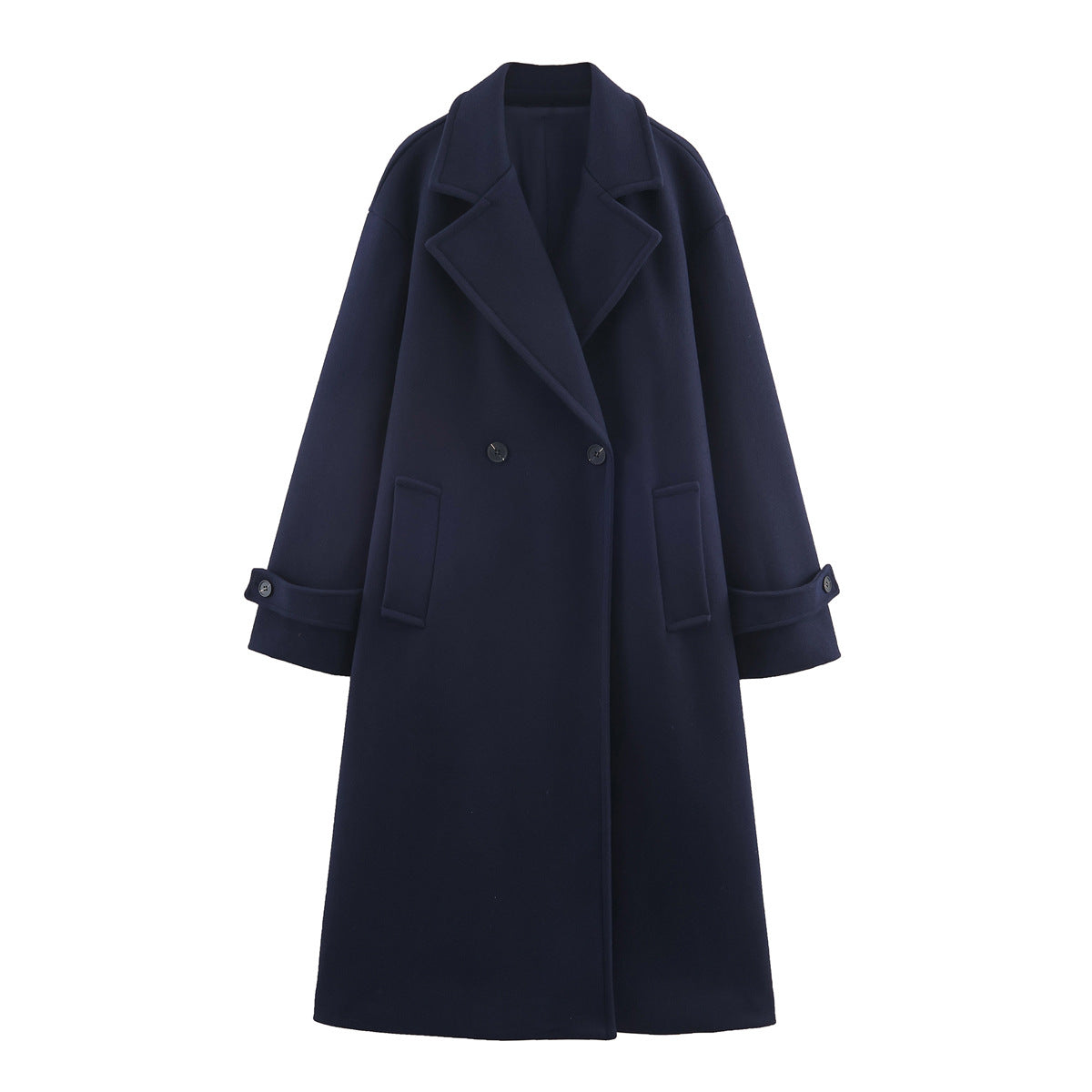 Womens Loose Elegant And Minimalist Long Coat