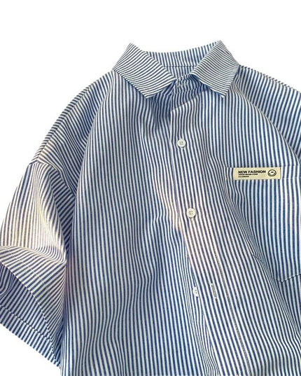 Loose Plus Size Casual Half Sleeve Shirt