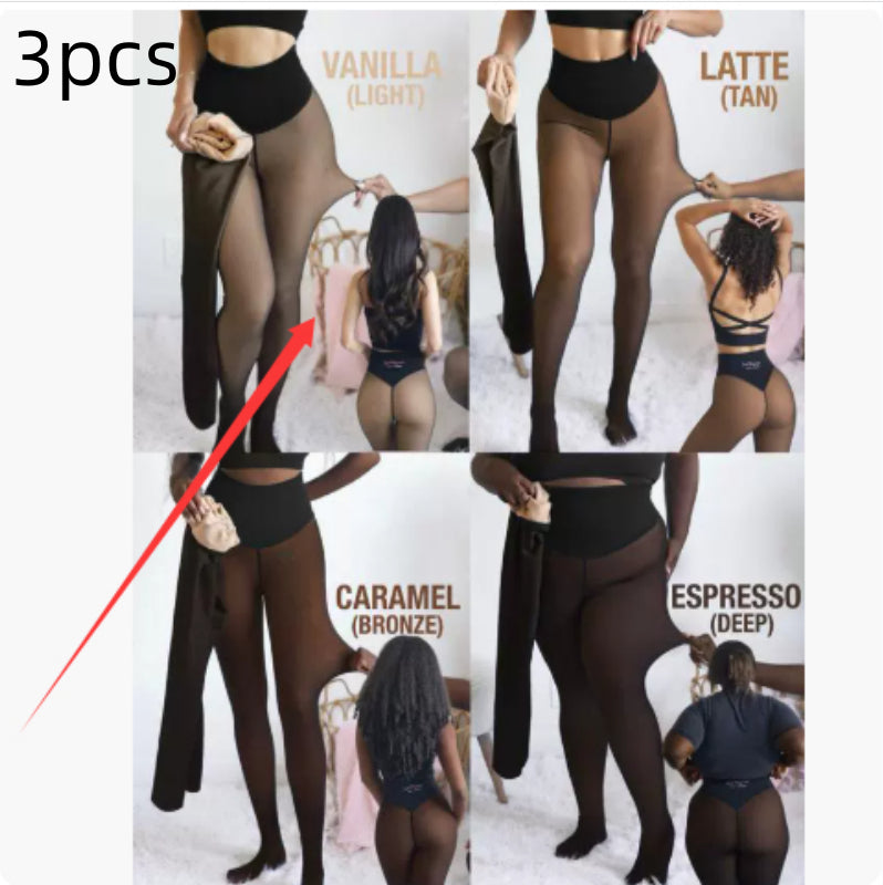 Winter Warm Translucent Leggings