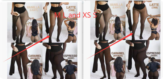 Winter Warm Translucent Leggings