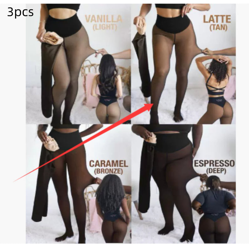 Winter Warm Translucent Leggings