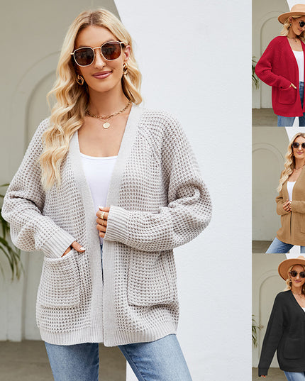 Style Knitted Sweater Coat