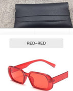 Red / With glasses bag