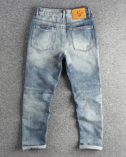 American Retro Washed Jeans For Men