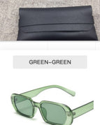 Olive green / With glasses bag