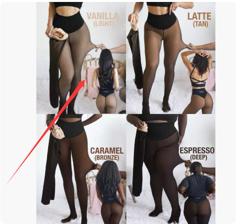 Winter Warm Translucent Leggings