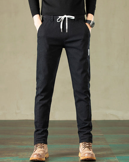 Loose Straight Casual Pants Stretch Sports Trousers