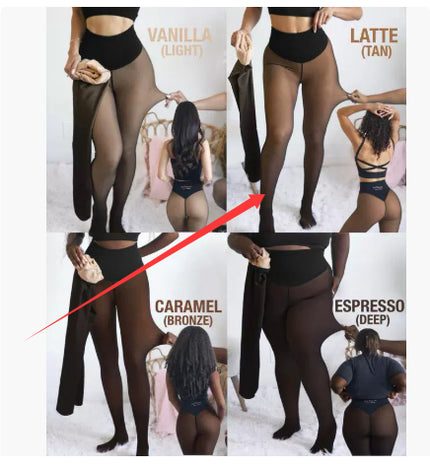 Winter Warm Translucent Leggings