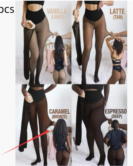 Winter Warm Translucent Leggings
