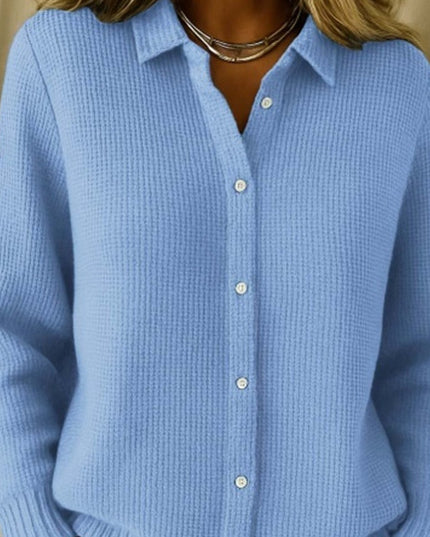 Casual Button - Up Blouse