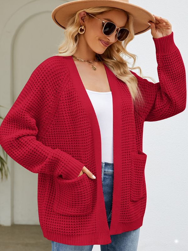 Style Knitted Sweater Coat
