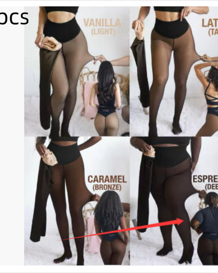 Winter Warm Translucent Leggings