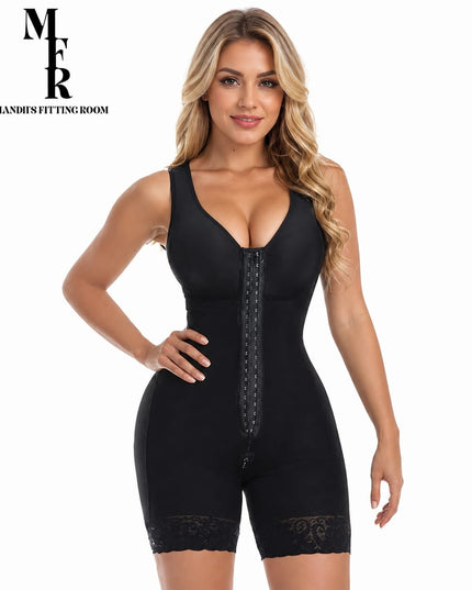 Fajas Colombiana Shapewear Full Body Shaper with Butt Lifter & Zipper