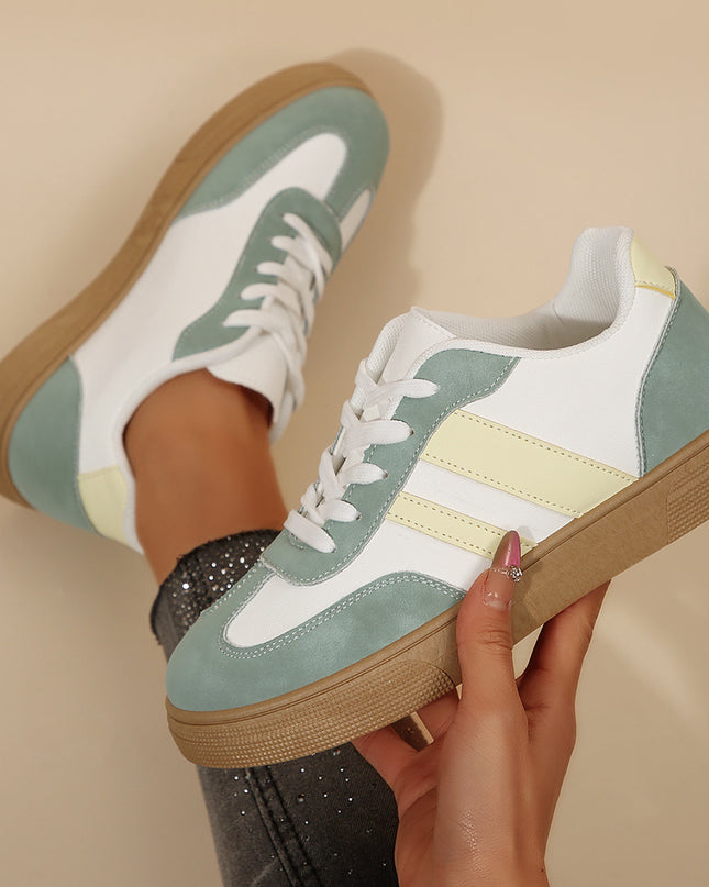 Assorted Colors Retro Sports Women's Shoes White Shoes