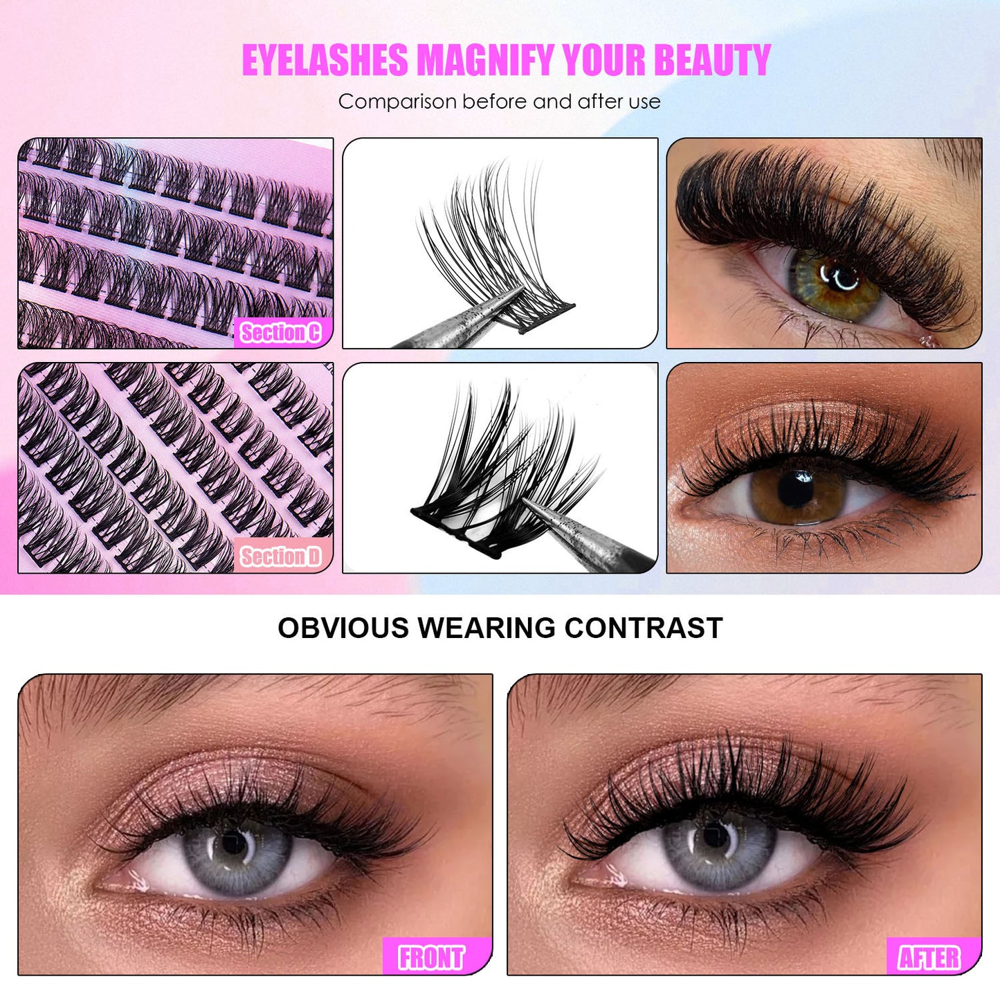 Cluster Eyelashes