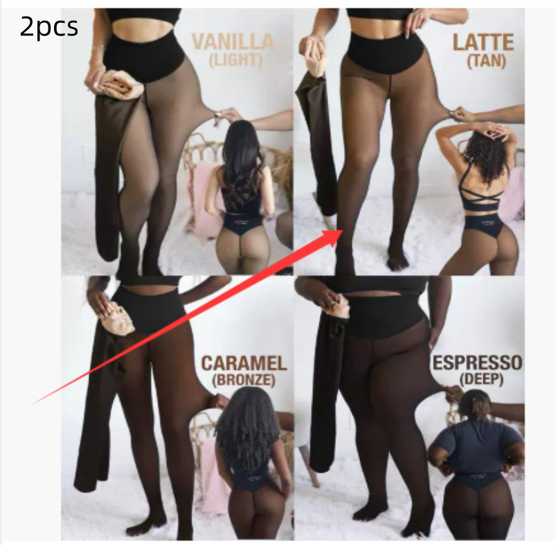 Winter Warm Translucent Leggings