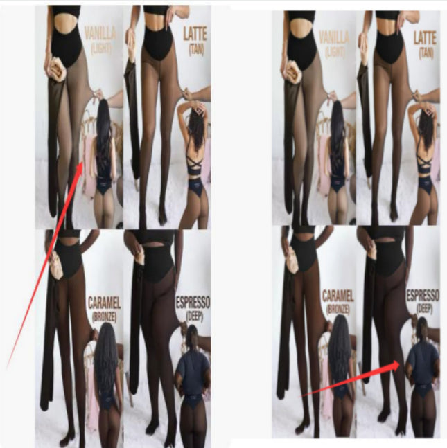 Winter Warm Translucent Leggings