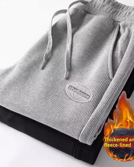 Waffle-structured Sweatpants For Casual And Athletic Wear