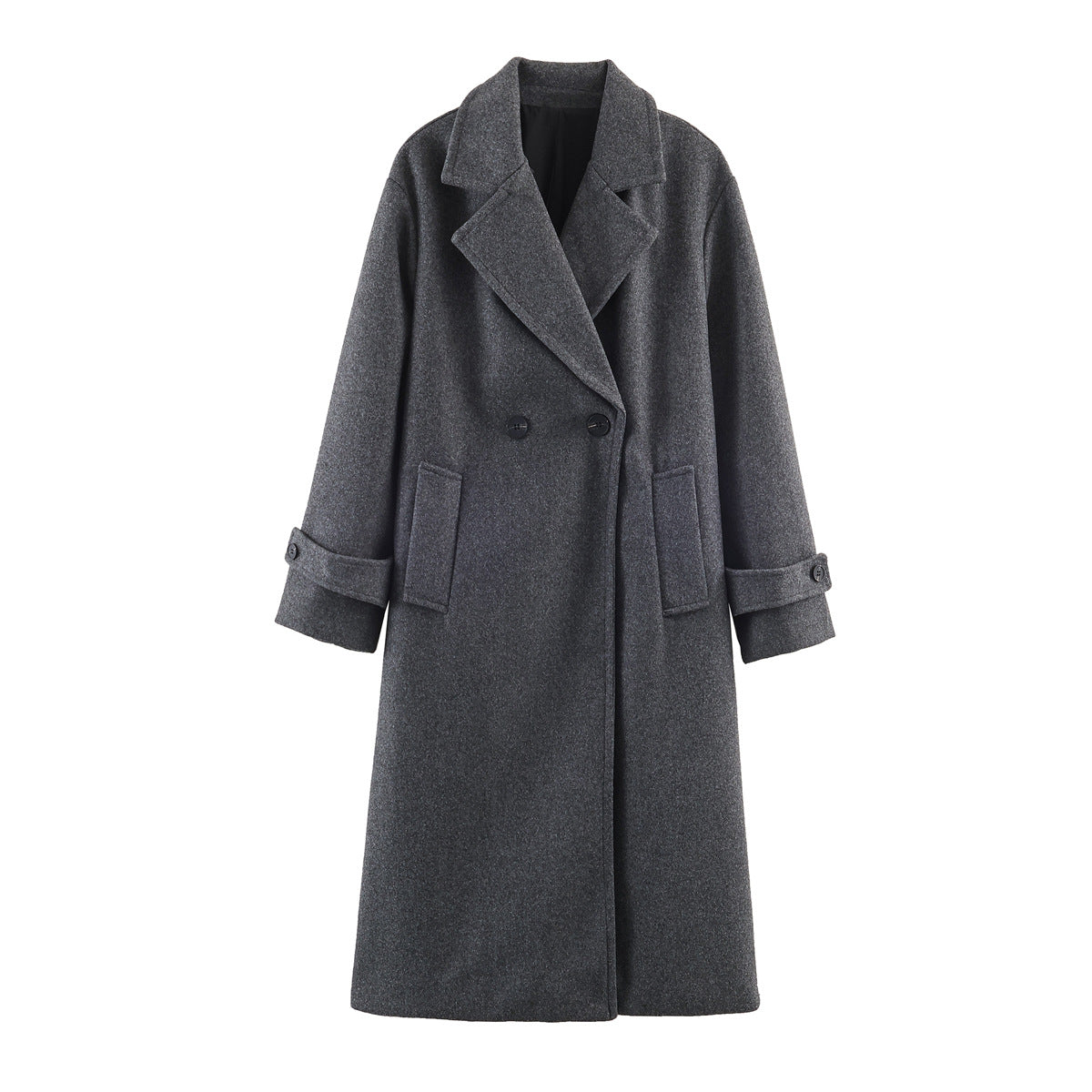 Womens Loose Elegant And Minimalist Long Coat