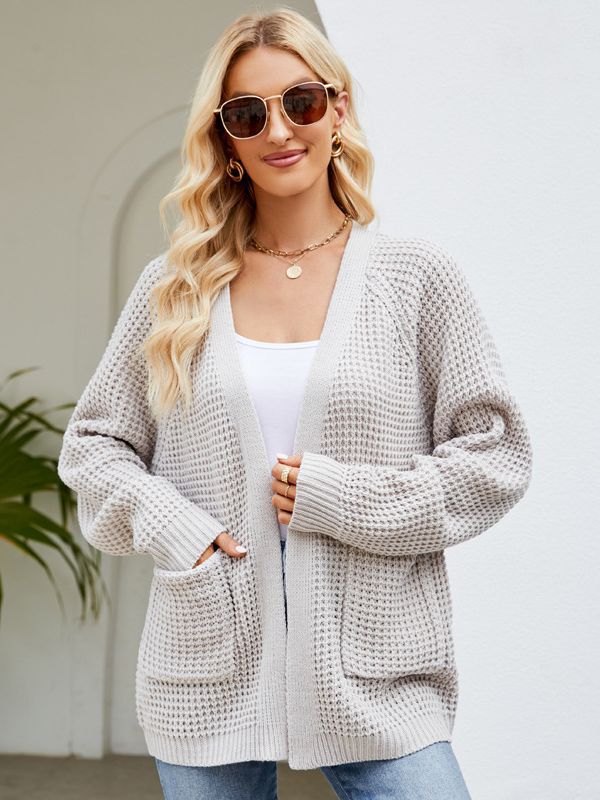 Style Knitted Sweater Coat