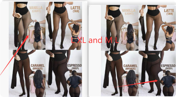 Winter Warm Translucent Leggings