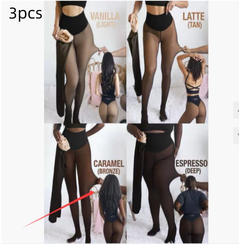 Winter Warm Translucent Leggings