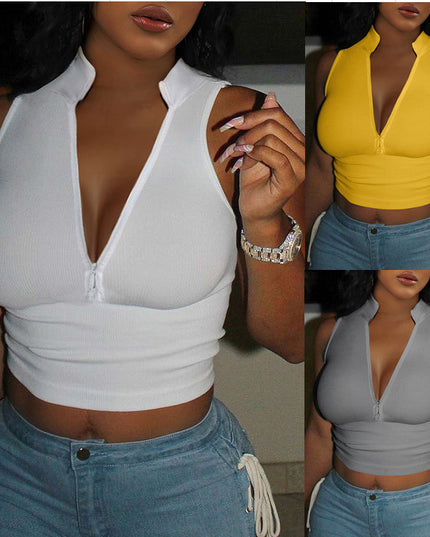 New Women's Zipper Sweater