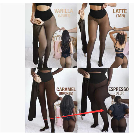 Winter Warm Translucent Leggings
