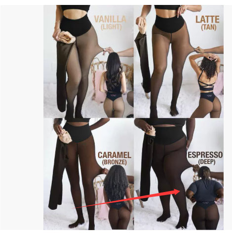 Winter Warm Translucent Leggings