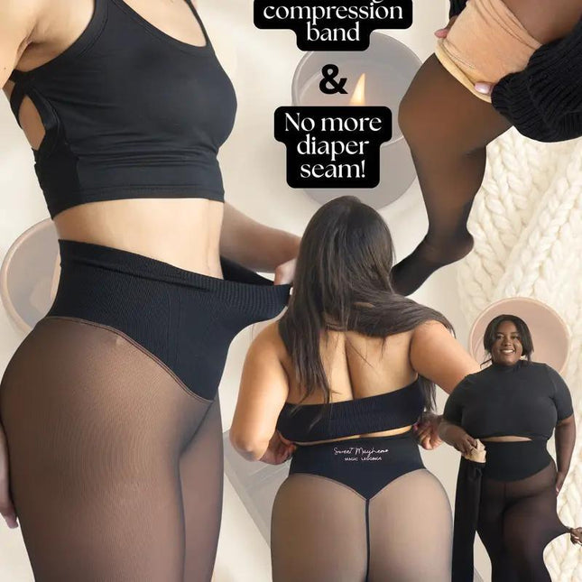 Winter Warm Translucent Leggings