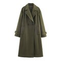Womens Loose Elegant And Minimalist Long Coat