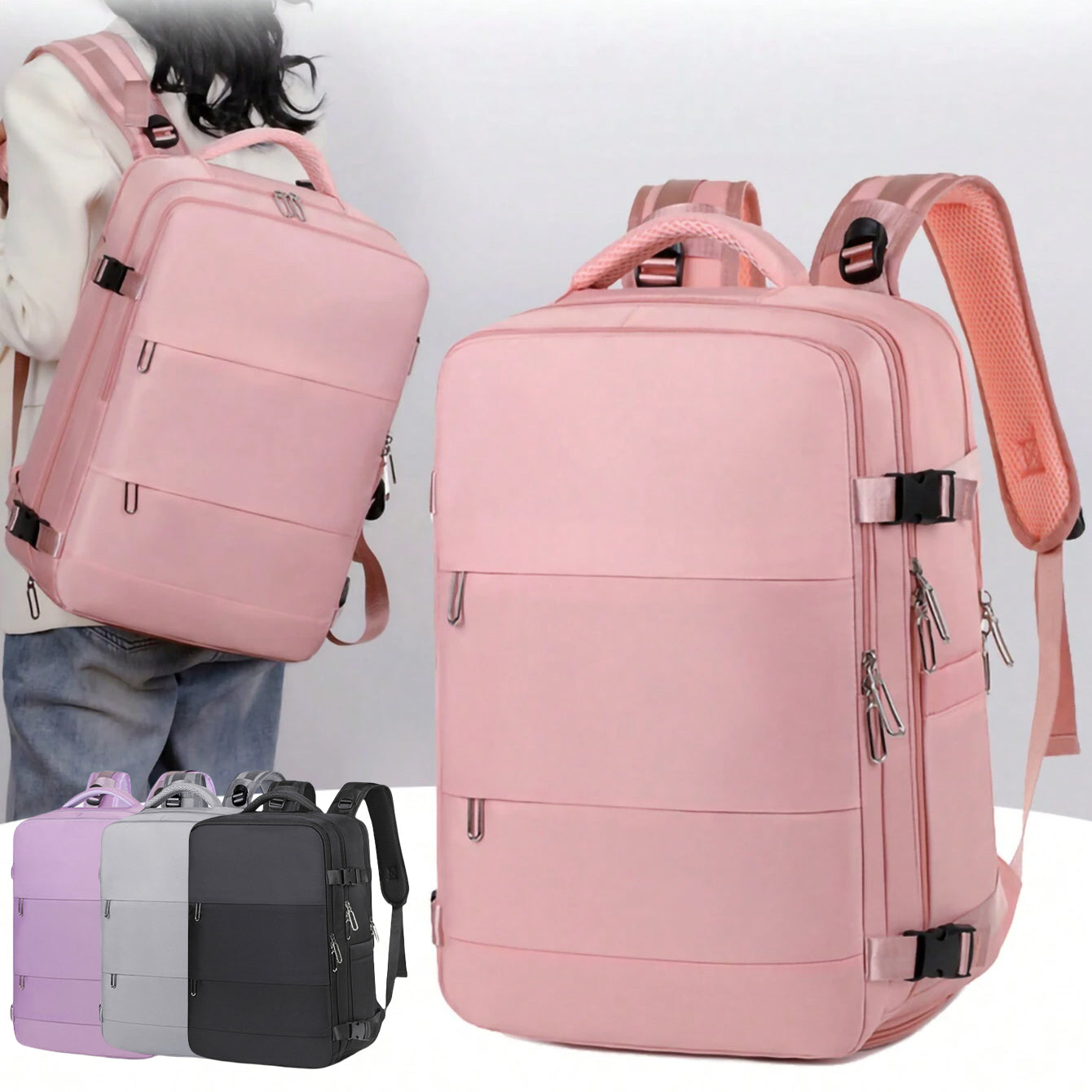 Spacious Durable Travel Backpack
