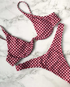 Red plaid / L