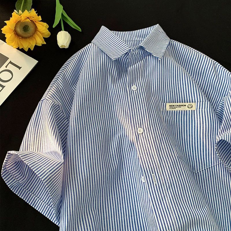 Loose Plus Size Casual Half Sleeve Shirt